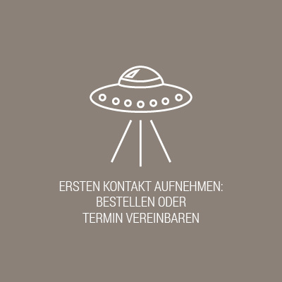 Ersten Kontakt aufnehmen: bestellen oder Termin vereinbaren